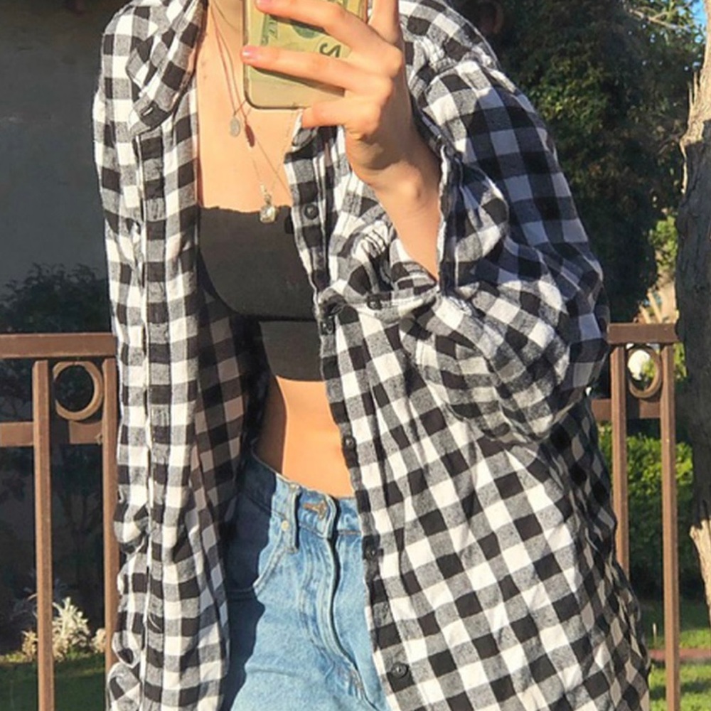 Black and White Flannel 🖤